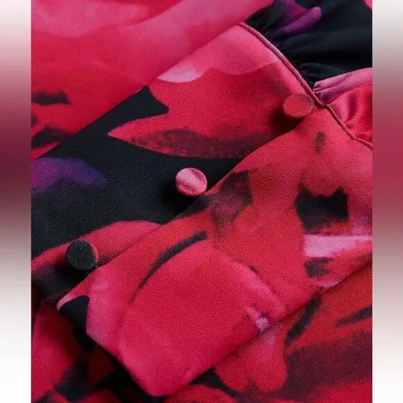 Express floral mini dress - Picture 4 of 5